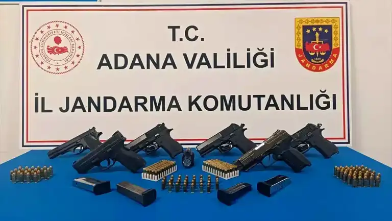 Adana'da Ruhsatsız Silah Baskını: 2 Tutuklama